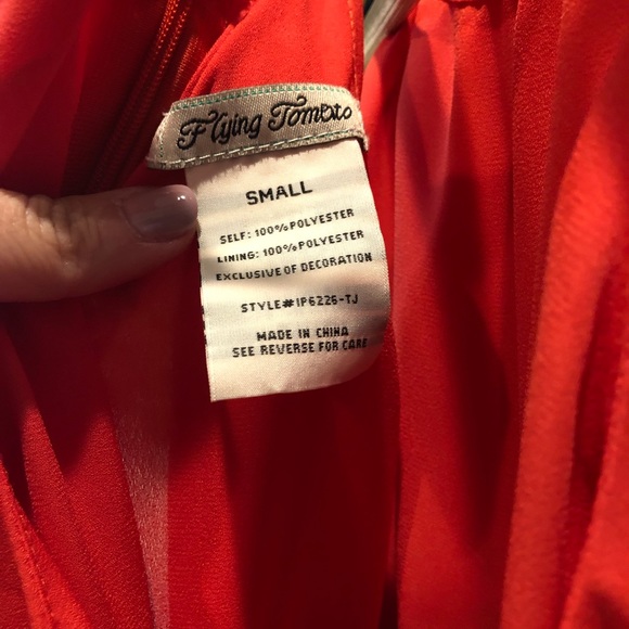 Flying tomato Red Orange romper with Aztec design - Picture 5 of 5